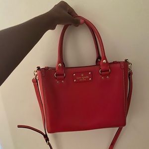 Kate Spade Handbag in Red- BARELY USED